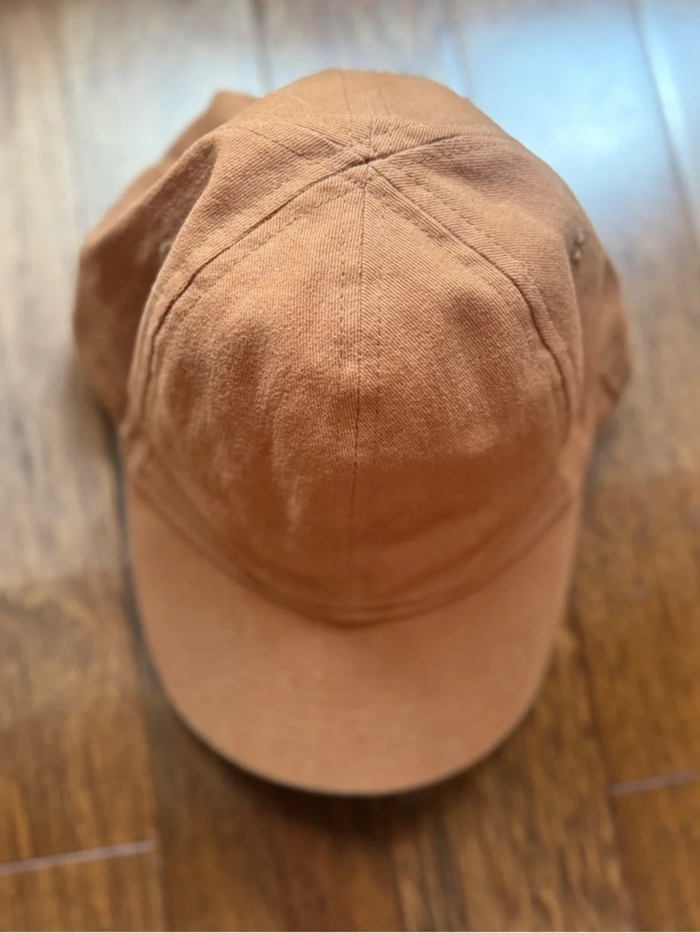 Zara Kids Classic Rust Cotton Baseball Cap One Size